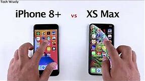 iPhone 8 Plus vs XS Max Speed Test