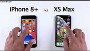 iPhone 8 Plus vs XS Max Speed Test