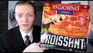 DiGiorno NEW Croissant Crust Pizza Review!