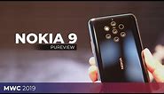 Nokia 9 PureView Hands On: World's First Phone with 5 Cameras!