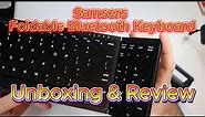 Samsers Foldable Bluetooth Keyboard Unboxing & Review