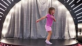 Cute Little Girl Dancing On Childrens Stock Footage Video (100% Royalty-free) 1101200521 | Shutterstock