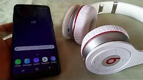 How to pair BEATS Wireless Headphones to Samsung Galaxy S9
