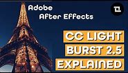 After Effects Under 1 Minute: CC Light Burst 2.5. CC Light Burst 2.5 Explained?