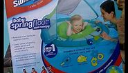 Baby Spring Float by Swimway product review- Mommy Review