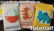 How to Make a Custom Pokémon Booster Pack at Home!