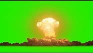 Nuclear Bomb Explosion Green Screen Effects || 4K Video with Sound || Creator's Market.