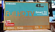 Samsung 43 inch 5 Series T5350 Smart Full HD TV Hindi Review | UltraPix&HDR | Screen Mirroring |