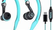 USB C Headphones Wired Earbuds with Over Ear Hooks for Sport/Running/Gym, in Ear Type C Earphone for Samsung,Google, Oneplus and Other Smartphones