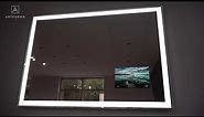 Artforma Illuminated Smart Bathroom Mirror SmartScreen by Google with Sony Speaker