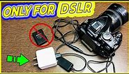 Most Important DSLR Camera Trick | Dummy Battery Adapter Nikon and Canon 2022