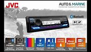 JVC KD-SX38MBT Bluetooth Car Stereo Receiver with USB Port