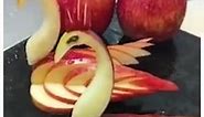 Simple Fruit Carving Ideas | Fruit Carving Apple Step By Step