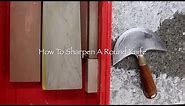 How To Sharpen A Round Knife