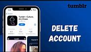How to Delete Tumblr Account | 2021