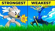 Strongest LEGENDARY Pokemon Ever Ranked!