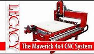 Introducing The Maverick 4x4 CNC System - Legacy Woodworking