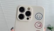 Cute Smiley Face Phone Case for iPhone 14 Pro Max