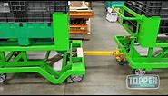 Cart delivery with Tilt Cart, Topper Industrial Highlights 49 x 49 Tilt Cart for Supply Chain