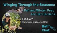 Fall & Winter Bat Garden Prep