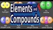 Elements and Compounds - Science for kids (With Quiz)