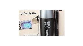 Dri Mark UV Pro Proprietary UV Flashlight Document Fraud & International Counterfeit Money Detection - Detects Pet Urine, Stains & Cleanliness - Loss & Fraud Protection - Batteries Included