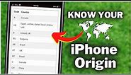 Identify your iPhone Country Of Origin I Check iPhone Manufacturing Country 2023