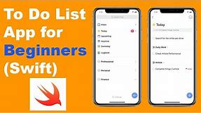 Swift for Beginners: Create To Do List App (2024)