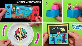 6 Cool Super Mario Paper crafts DIY. Super Mario Game from paper. How to make PAPER CRAFTS for FANS