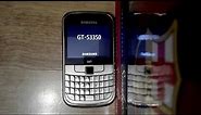 Samsung Ch@t 335 (GT-S3350) startup & shutdown