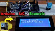 How To Connect An I2C LCD Module To Arduino Mega - Example DHT11 Temperature and Humidity Sensor