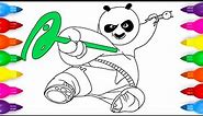 Kung Fu Panda 4 Coloring Page