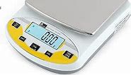 CGOLDENWALL Precision Lab Scale 5000gX0.01g Analytical Electronic Balance Digital Laboratory Scale Precision Jewelry Scales Kitchen Weighing Electronic Scales 0.01g Calibrated 110V (5000g, 0.01g)