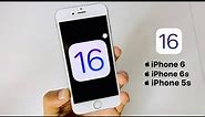 How to update iOS 12.5.7 to 16 or 15😍|| install iOS 16 on iPhone 6,6s