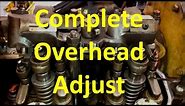 How To Perform A C15 Overhead Valve Adjust. CAT Complete Overhead And Valve Adjustment.