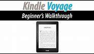 How to Use the Kindle Voyage (Beginner's Walkthrough) | H2TechVideos