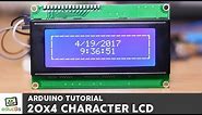 Arduino Tutorial: 20x4 I2C Character LCD display with Arduino Uno from Banggood.com