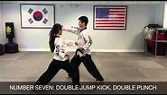Taekwondo One Step Sparring No.1 - No.14