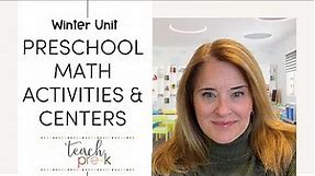 Winter Math Activities for Preschool: Learning Through Play!