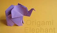 How to Make an Origami Elephant :: Elefante de papel