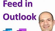 How to use OneNote feed in Outlook #Shorts