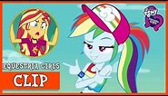 Sunset scolds Rainbow Dash | MLP: Equestria Girls | Spring Breakdown [Full HD]