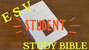 ESV Student Study Bible by Crossway