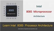 8085 Architecture | Intel 8085 Processor Architecture Block Diagram