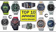 Top 10 Japanese Watch Brands in the World | Watch Centre Unboxing Reviews
