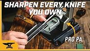 Sharpen Every Knife You Own on the Professional Precision Adjust Knife Sharpener