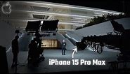 How Apple Filmed Their Event With iPhone 15 Pro | RARE BTS FOOTAGE