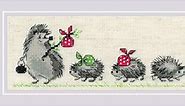 RIOLIS cross stitch kit 1711 Hedgehogs