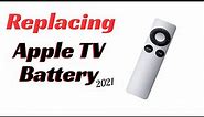 How To Change The Battery In An Apple TV Remote | 2021