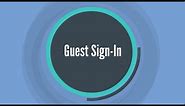 Guest Sign In